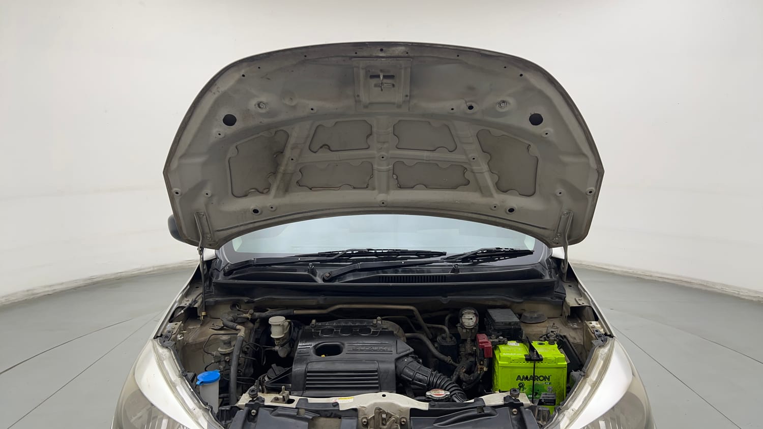 Used 2015 Maruti Suzuki Celerio VXi CNG Cng Manual engine ENGINE & BONNET OPEN FRONT VIEW
