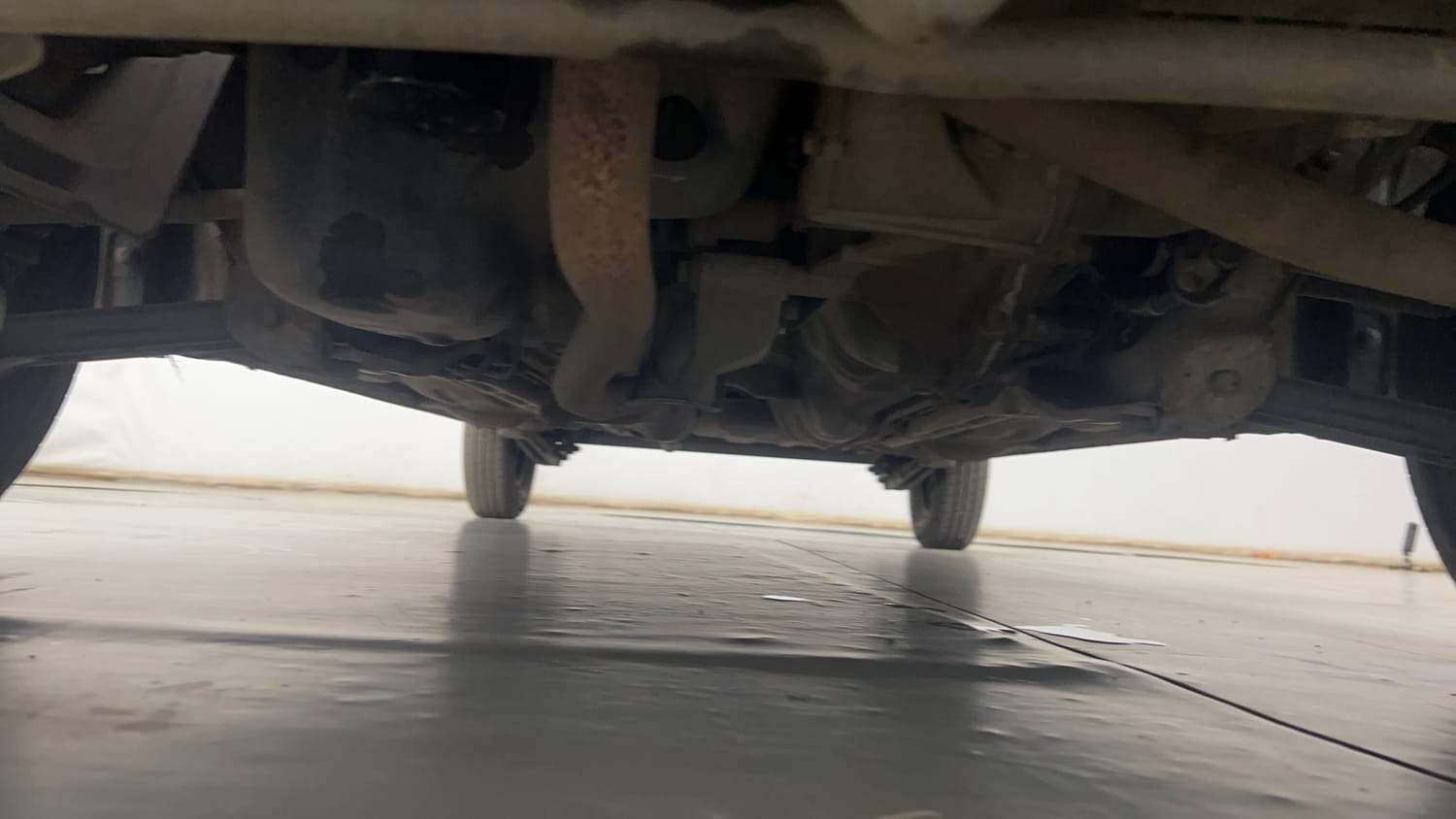 Used 2022 Maruti Suzuki Alto 800 LXi (O) Petrol Manual extra FRONT LEFT UNDERBODY VIEW