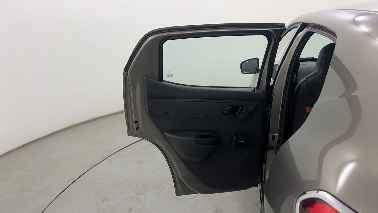 Used 2017 Renault Kwid RXT Petrol Manual interior LEFT REAR DOOR OPEN VIEW