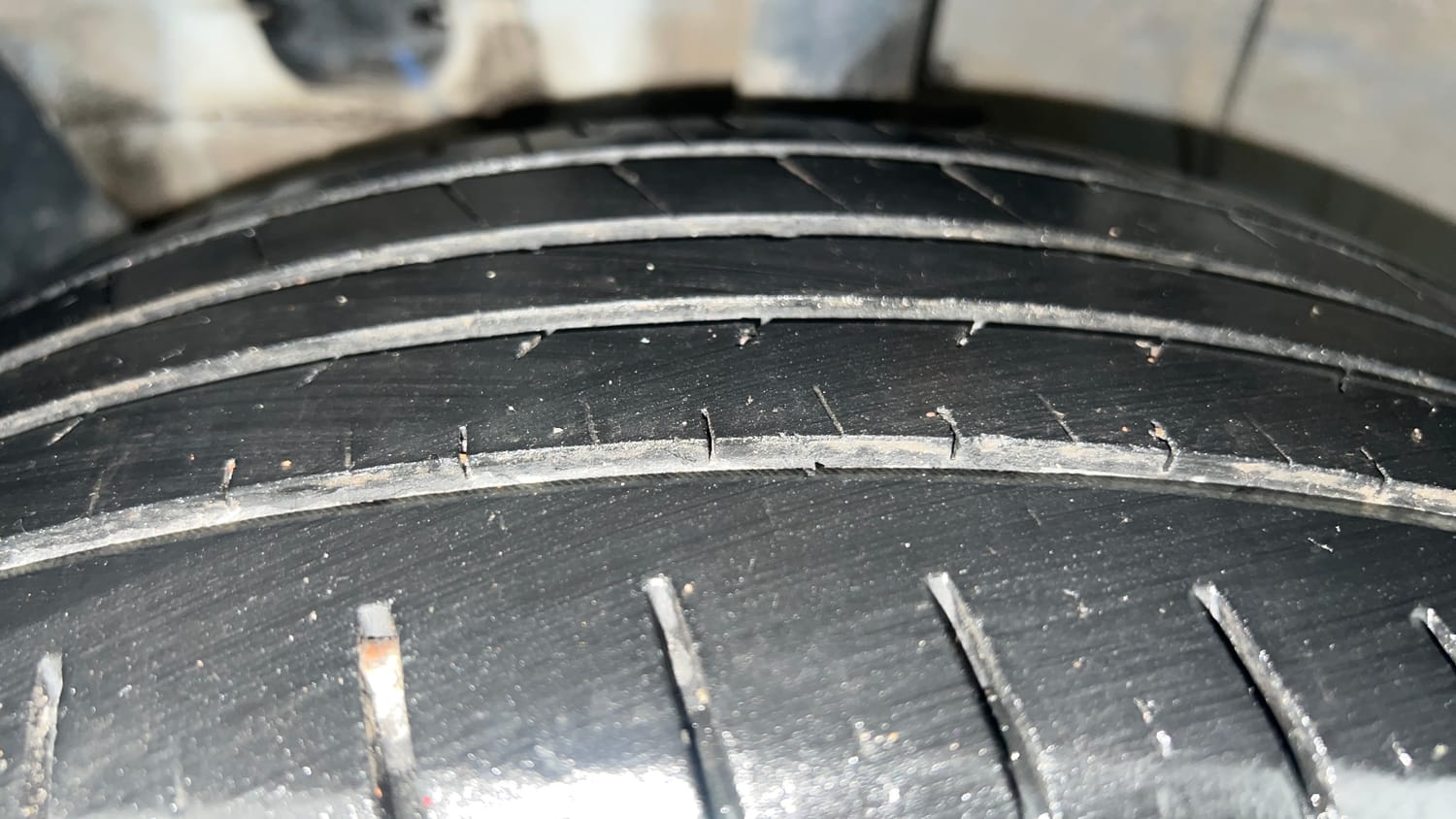 Used 2022 Hyundai Creta EX 1.5 Diesel Diesel Manual tyres LEFT FRONT TYRE TREAD VIEW