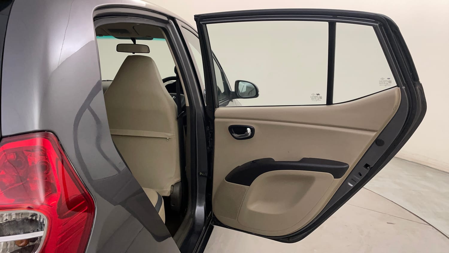 Used 2012 Hyundai i10 Sportz 1.2 AT Kappa2 Petrol Automatic interior RIGHT REAR DOOR OPEN VIEW