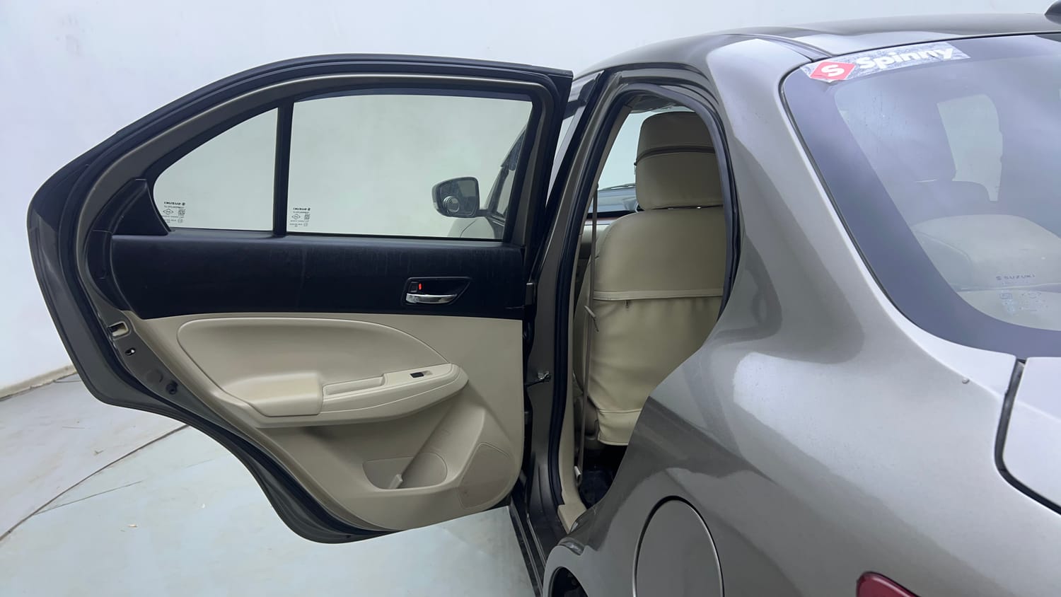 Used 2017 Maruti Suzuki Dzire VXi AMT Petrol Automatic interior LEFT REAR DOOR OPEN VIEW