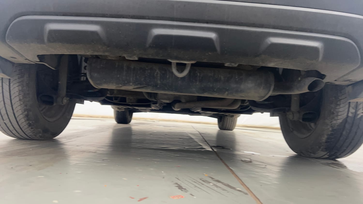 Used 2022 maruti-suzuki Vitara Brezza LXi Petrol Manual extra REAR UNDERBODY VIEW (TAKEN FROM REAR)