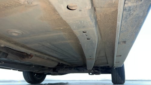Used 2017 Maruti Suzuki Baleno Delta 1.2 Petrol Manual extra REAR RIGHT UNDERBODY VIEW