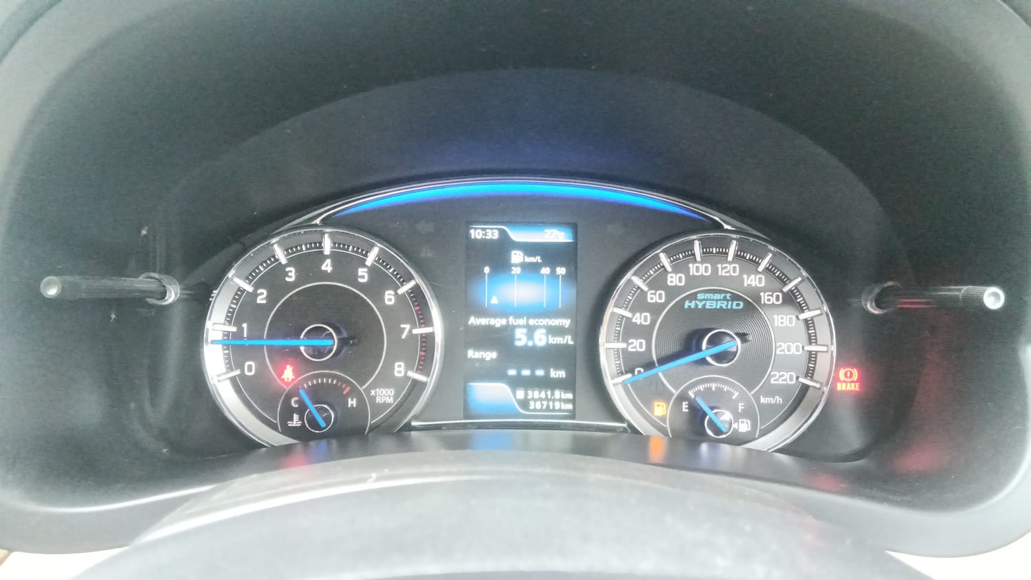 Used 2023 Maruti Suzuki Ciaz Zeta 1.5 Petrol Manual interior CLUSTERMETER VIEW