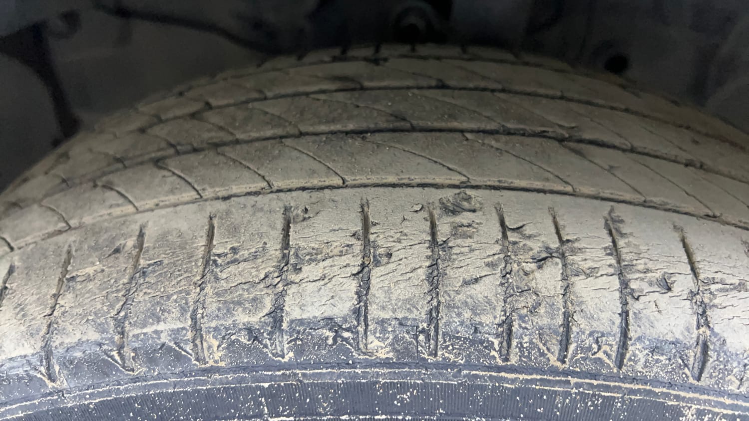 Used 2021 Honda WR-V VX MT Diesel Diesel Manual tyres LEFT FRONT TYRE TREAD VIEW
