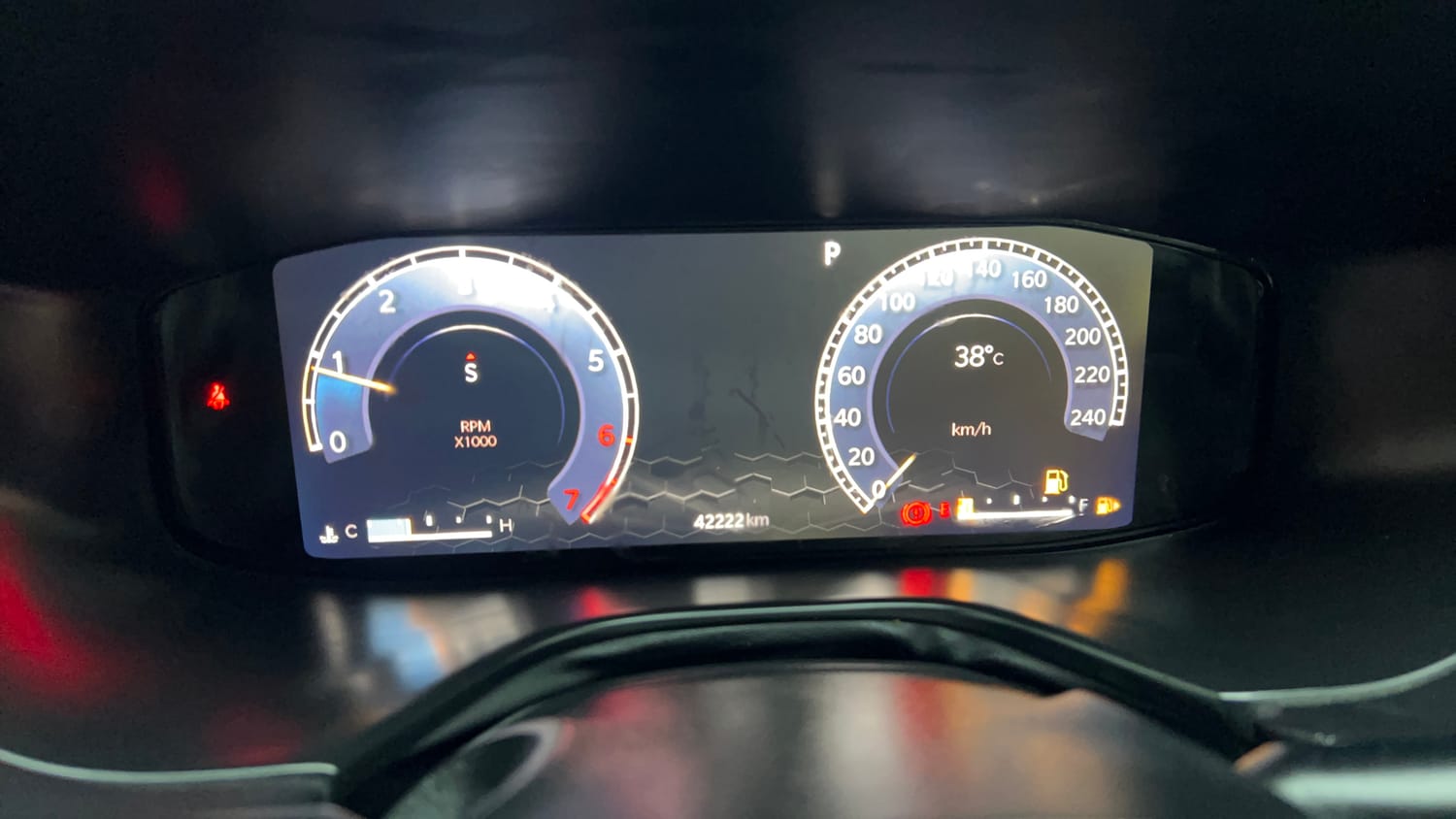 Used 2021 Jeep Compass Model S (O) 1.4 Petrol DCT Petrol Automatic interior CLUSTERMETER VIEW