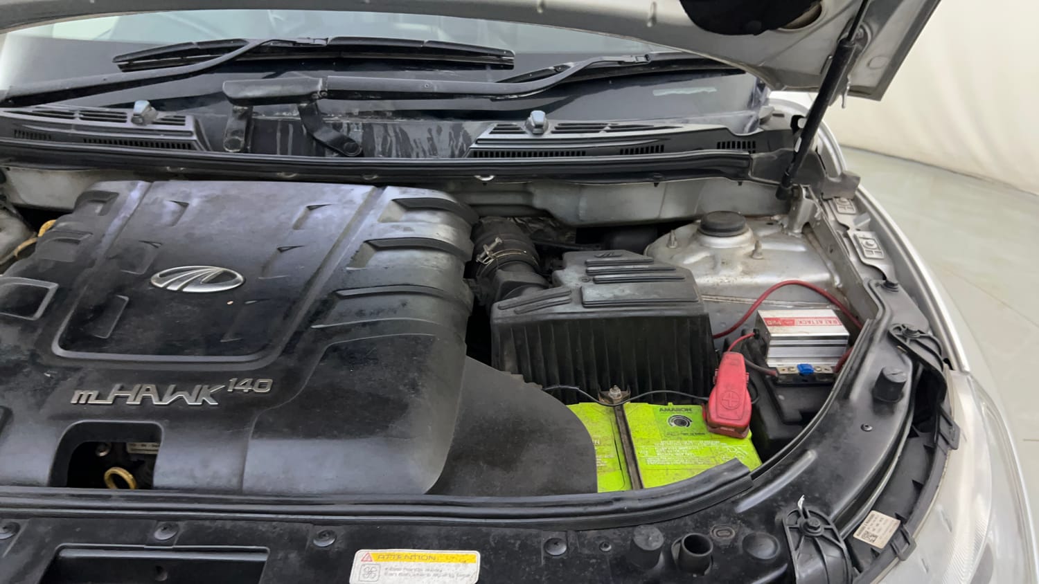 Used 2017 Mahindra XUV500 W10 Diesel Manual engine ENGINE LEFT SIDE HINGE & APRON VIEW