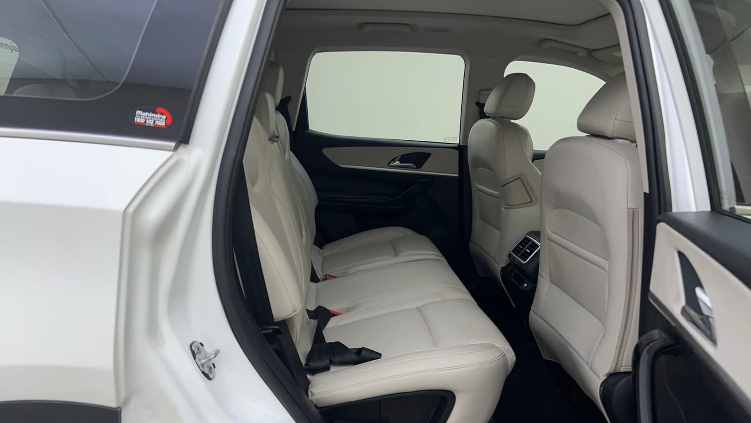 Used 2024 Mahindra XUV700 AX 7 Petrol AT 7 STR Petrol Automatic interior RIGHT SIDE REAR DOOR CABIN VIEW