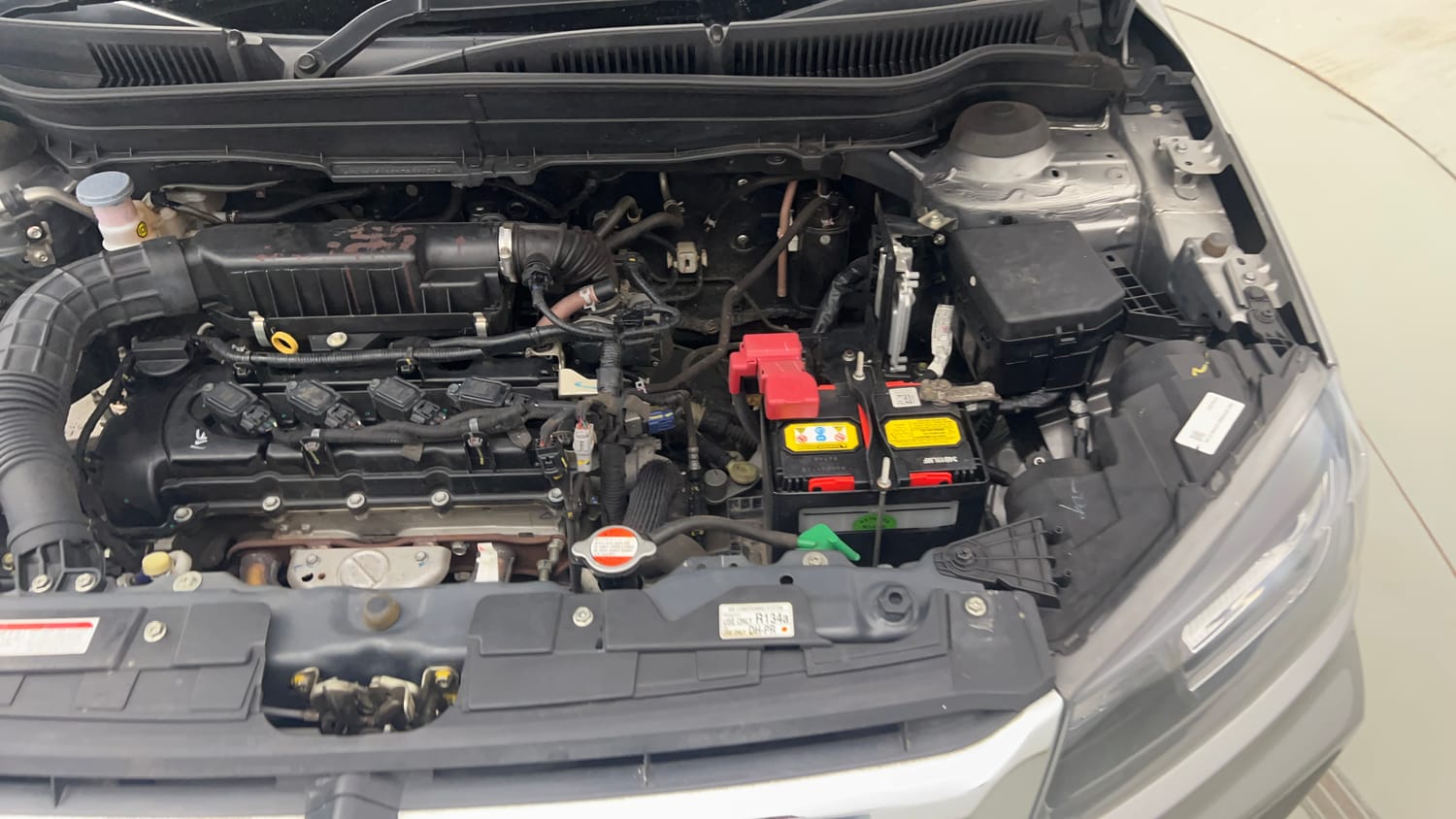 Used 2022 maruti-suzuki Vitara Brezza LXi Petrol Manual engine ENGINE LEFT SIDE VIEW
