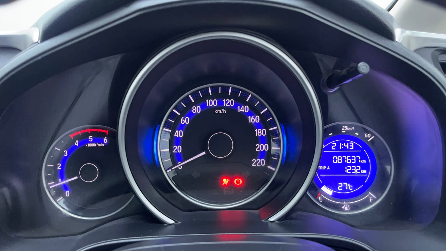 Used 2018 Honda WR-V VX MT Diesel Diesel Manual interior CLUSTERMETER VIEW