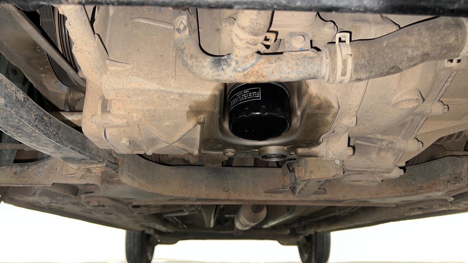 Used 2020 Renault Triber RXZ Petrol Manual extra FRONT LEFT UNDERBODY VIEW