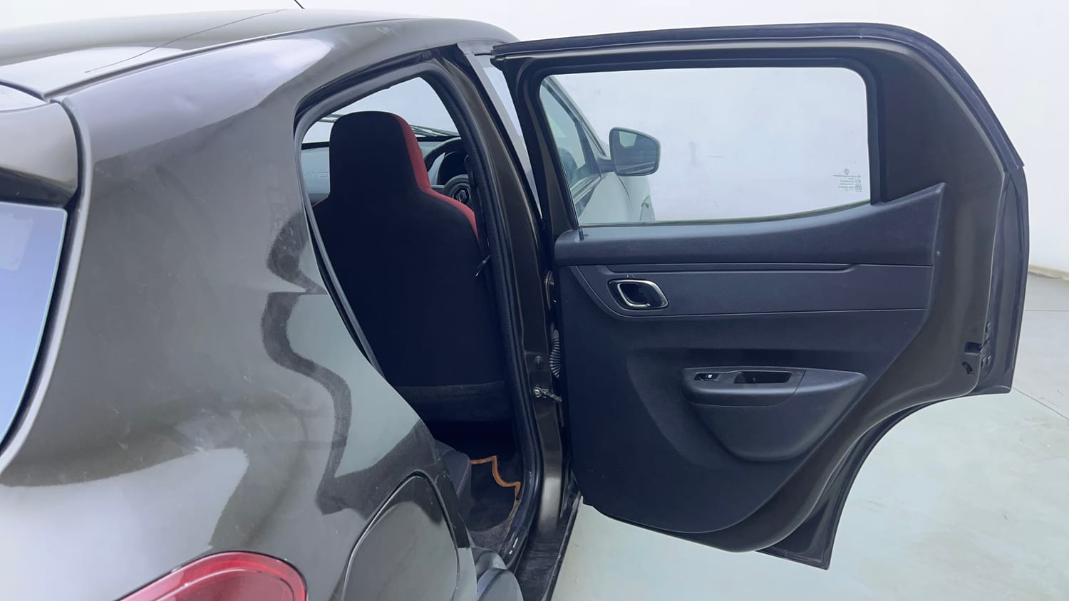 Used 2020 Renault Kwid RXT 1.0 AMT Opt Petrol Automatic interior RIGHT REAR DOOR OPEN VIEW