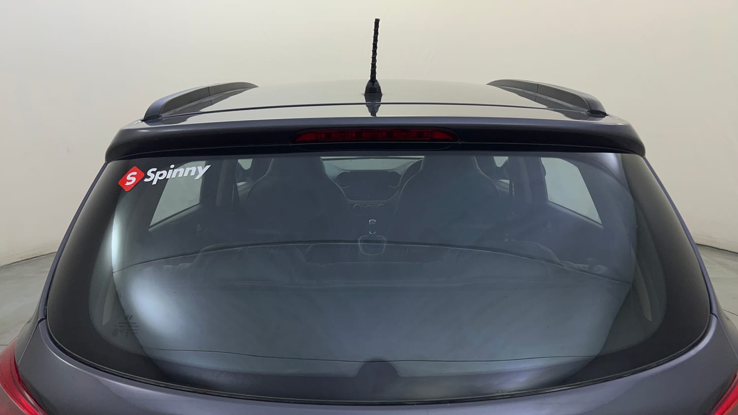 Used 2014 Hyundai Grand i10 Sportz 1.2 Kappa VTVT Petrol Manual exterior BACK WINDSHIELD VIEW