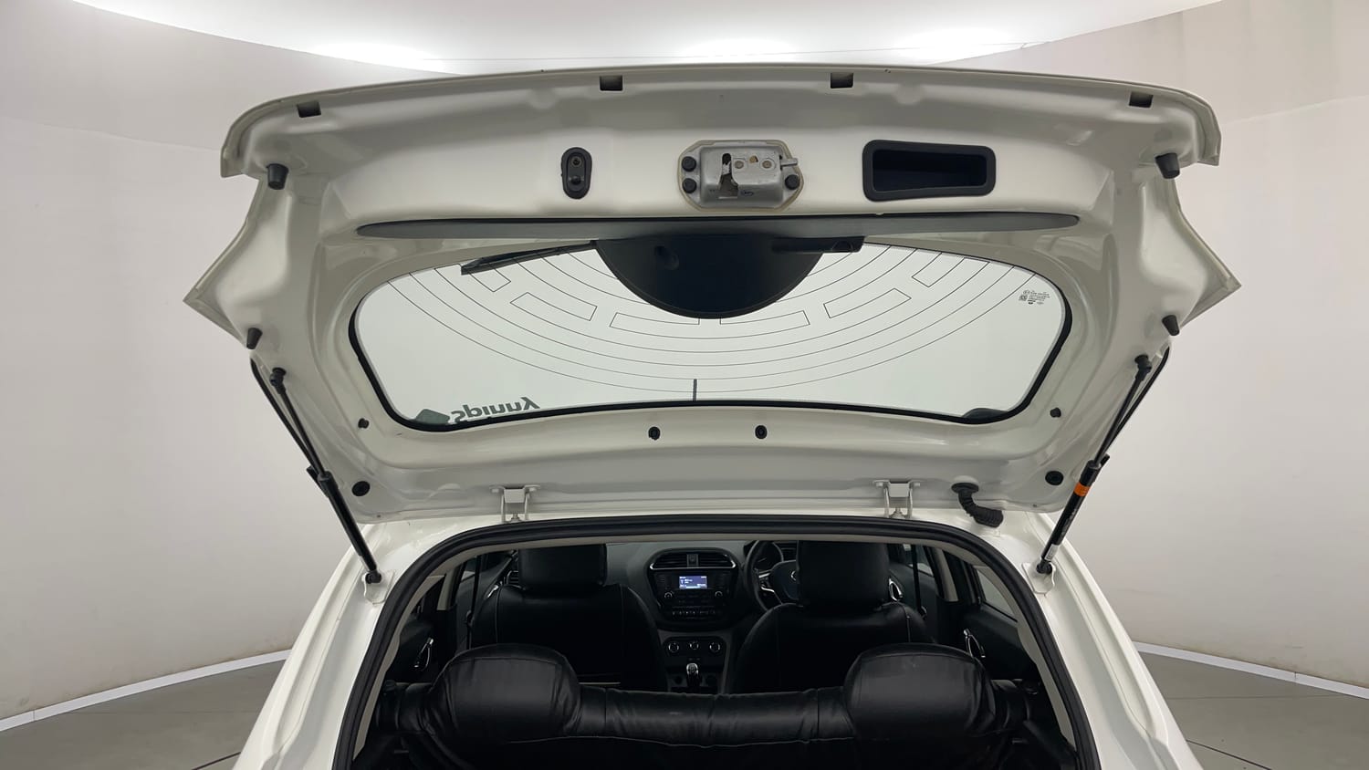 Used 2016 Tata Tiago Revotron XZ Petrol Manual interior DICKY DOOR OPEN VIEW