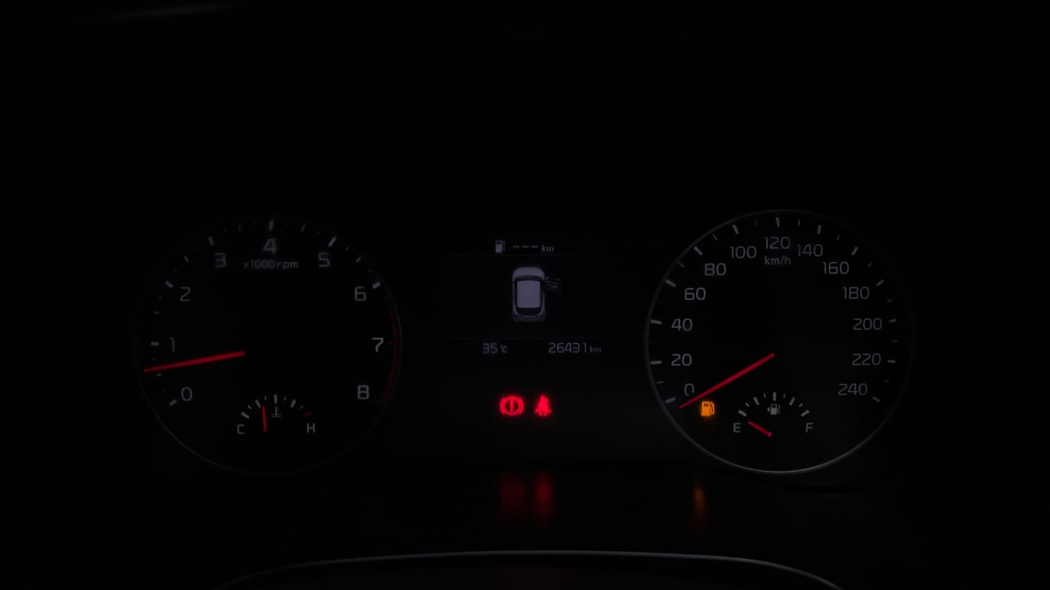 Used 2023 Kia Seltos HTX 1.5 Petrol Manual interior CLUSTERMETER VIEW