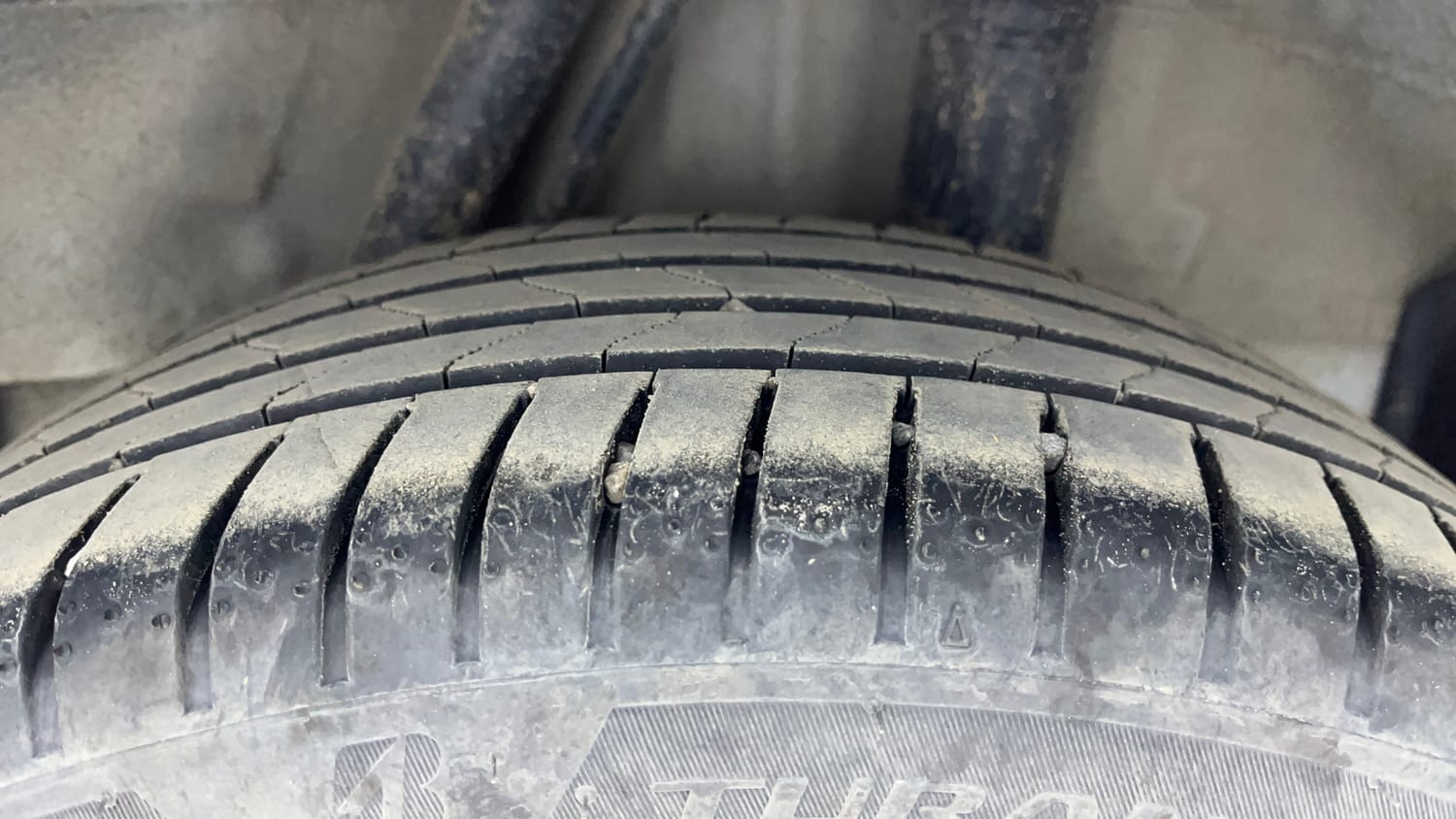 Used 2024 Honda City ZX Petrol CVT Hybrid Automatic tyres LEFT REAR TYRE TREAD VIEW