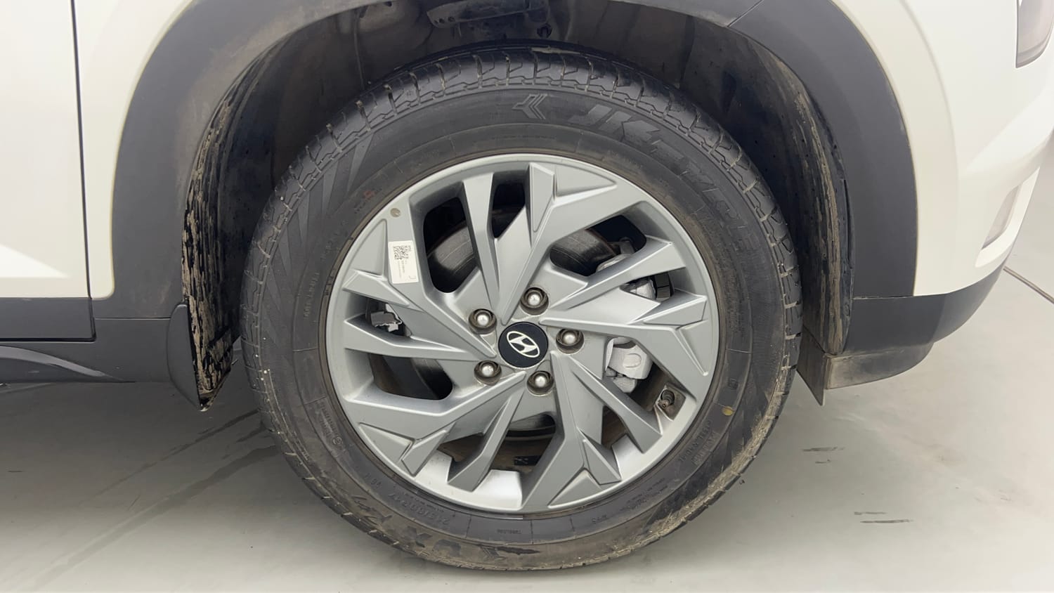 Used 2021 Hyundai Creta SX (O) 1.4 Turbo 7 DCT Petrol Automatic tyres RIGHT FRONT TYRE RIM VIEW