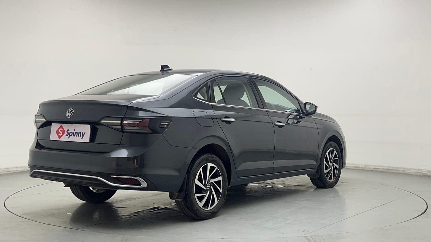 Used 2022 Volkswagen Virtus Topline 1.0 TSI AT Petrol Automatic exterior RIGHT REAR CORNER VIEW