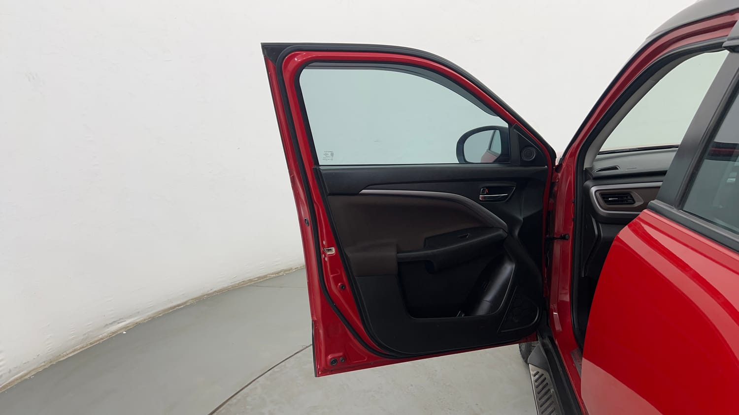 Used 2022 Maruti Suzuki Brezza Zxi Plus AT Dual Tone Petrol Automatic interior LEFT FRONT DOOR OPEN VIEW