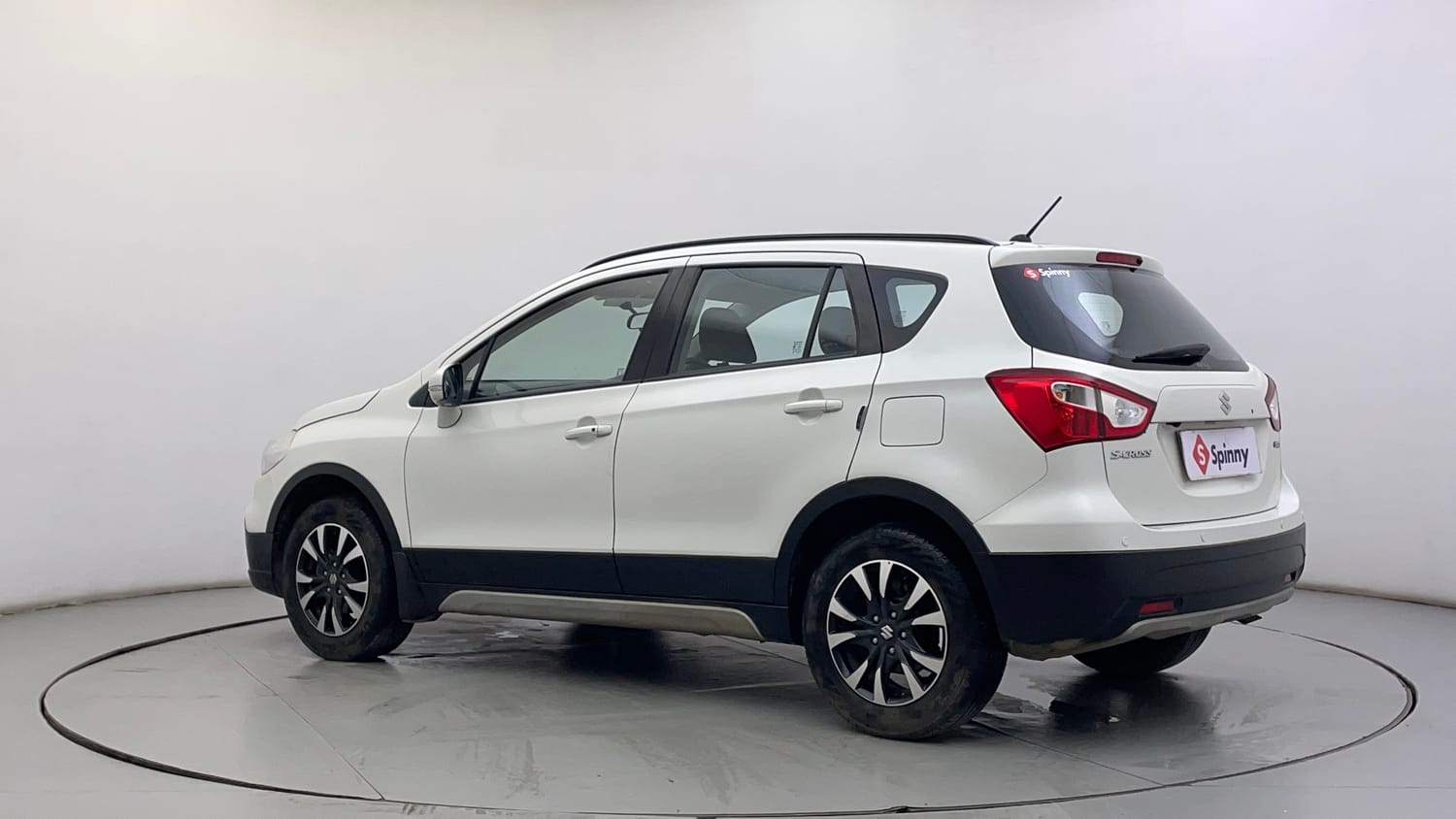 Used 2021 Maruti Suzuki S-Cross Zeta AT Petrol Automatic exterior LEFT REAR CORNER VIEW