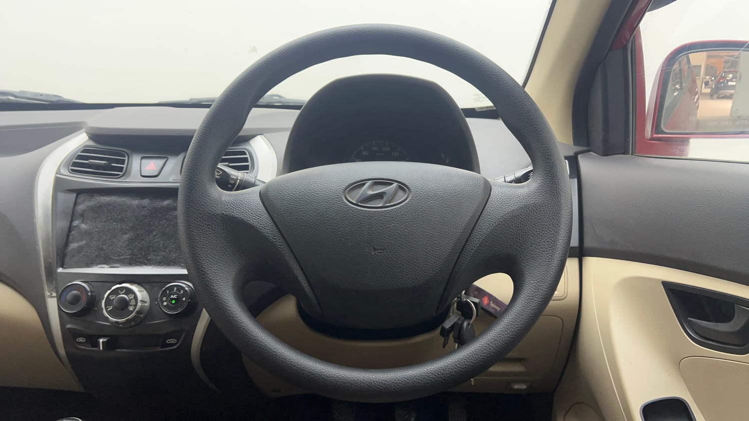 Used 2017 Hyundai Eon Era +  CNG (Outside Fitted) Cng Manual interior STEERING VIEW