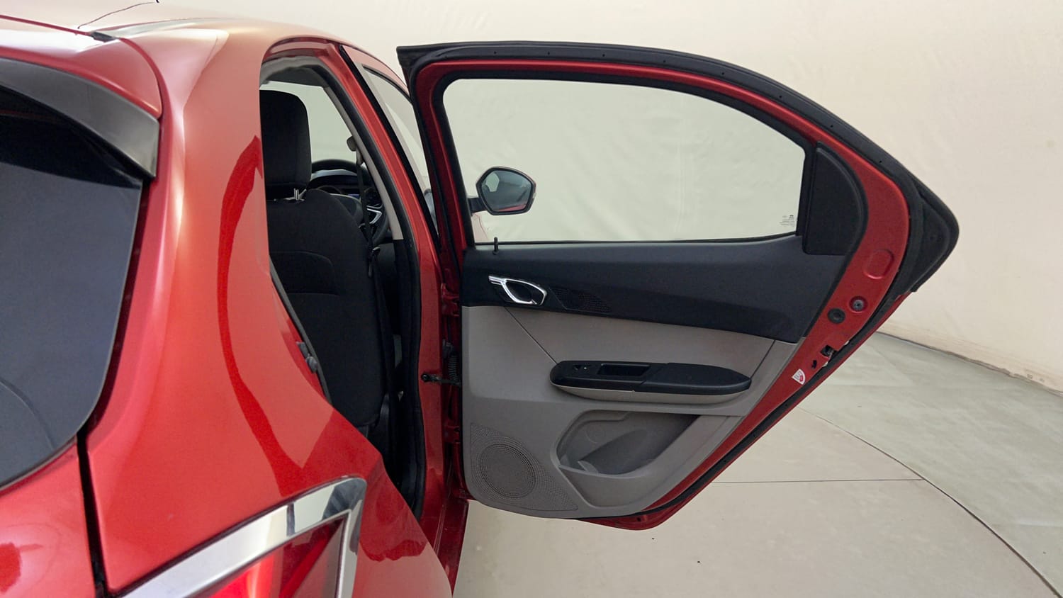 Used 2017 Tata Tiago Revotron XZA Petrol Automatic interior RIGHT REAR DOOR OPEN VIEW