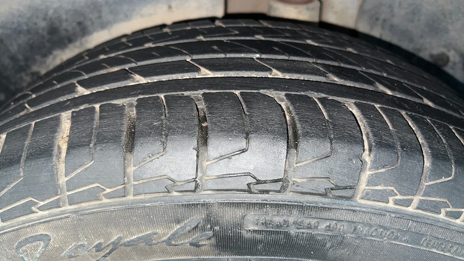 Used 2021 Hyundai Creta SX (O) 1.4 Turbo 7 DCT Petrol Automatic tyres LEFT REAR TYRE TREAD VIEW