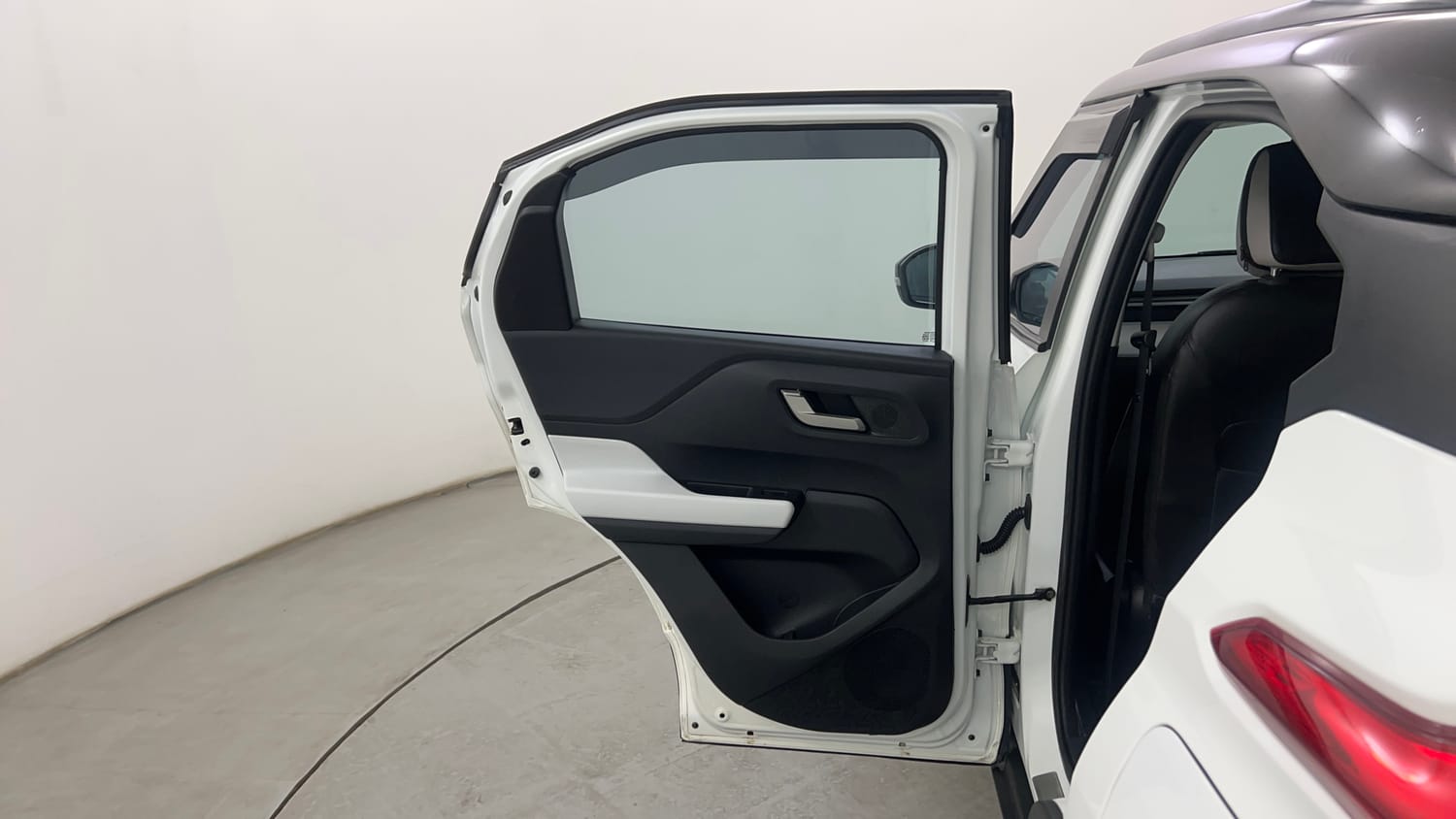 Used 2025 Tata Punch Creative Plus AMT Petrol Automatic interior LEFT REAR DOOR OPEN VIEW