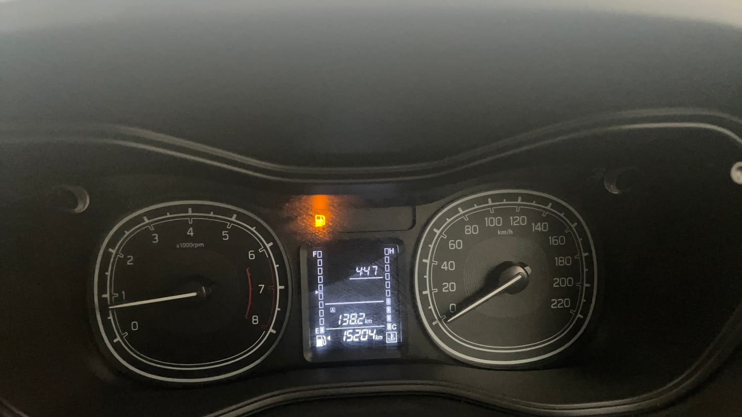 Used 2022 maruti-suzuki Vitara Brezza LXi Petrol Manual interior CLUSTERMETER VIEW