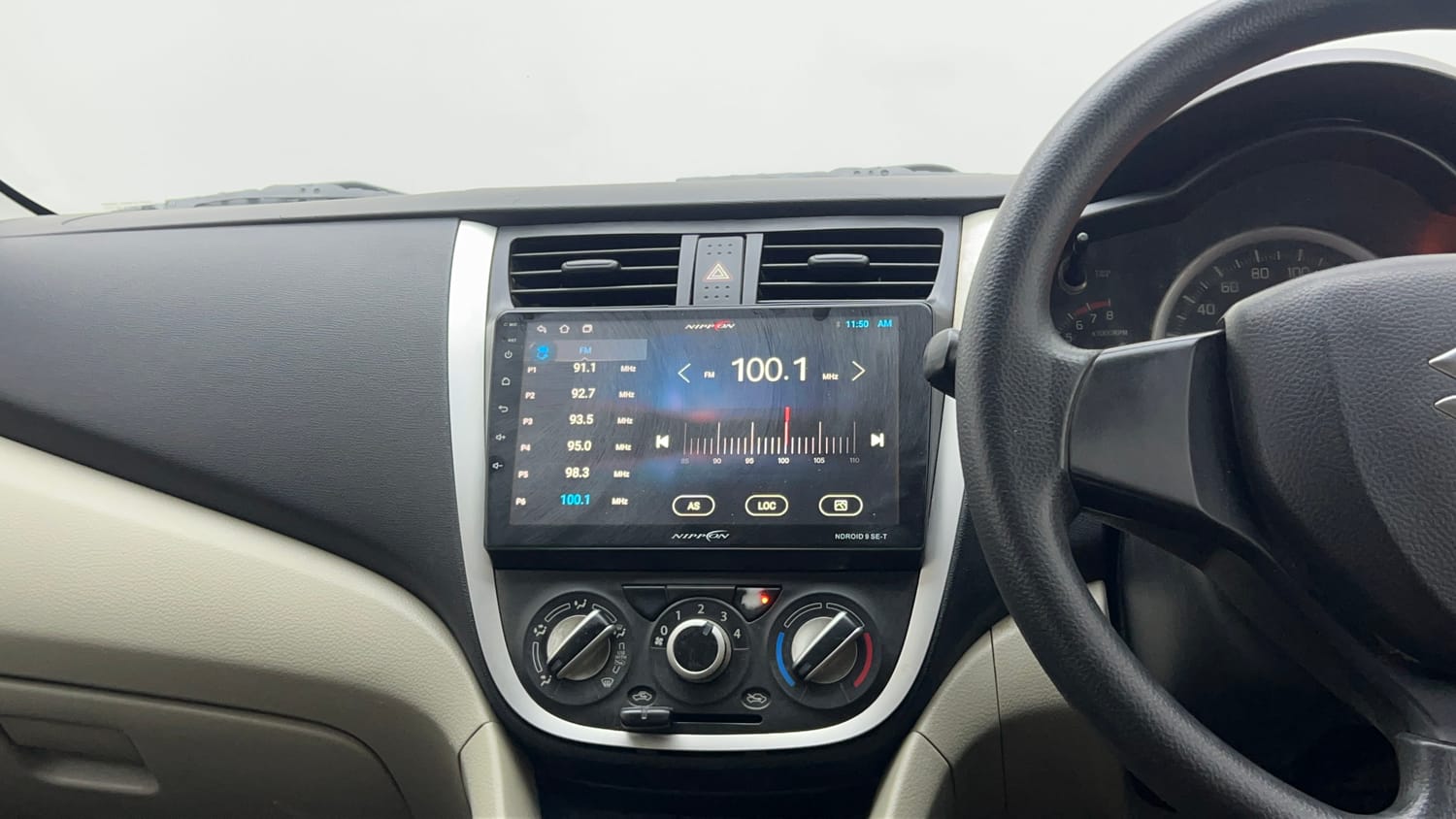 Used 2015 Maruti Suzuki Celerio VXi CNG Cng Manual interior MUSIC SYSTEM & AC CONTROL VIEW