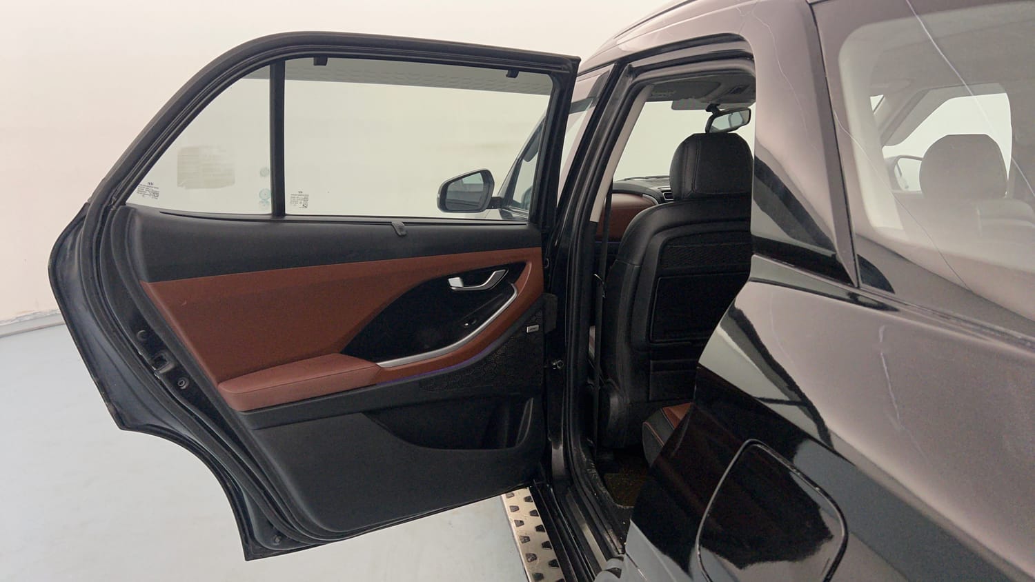 Used 2021 Hyundai Alcazar Signature (O) 6 STR 1.5 Diesel AT Diesel Automatic interior LEFT REAR DOOR OPEN VIEW