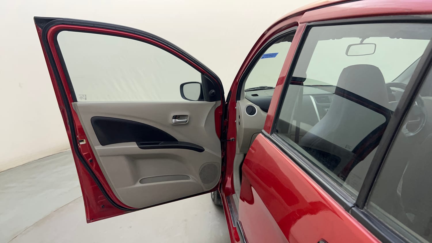 Used 2015 Maruti Suzuki Celerio VXi AMT Petrol Automatic interior LEFT FRONT DOOR OPEN VIEW