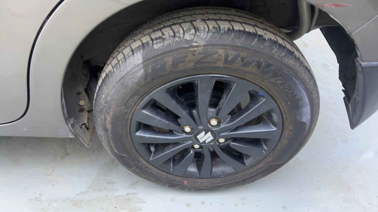 Used 2022 Maruti Suzuki Wagon R ZXI Plus 1.2 Petrol Manual tyres LEFT REAR TYRE RIM VIEW