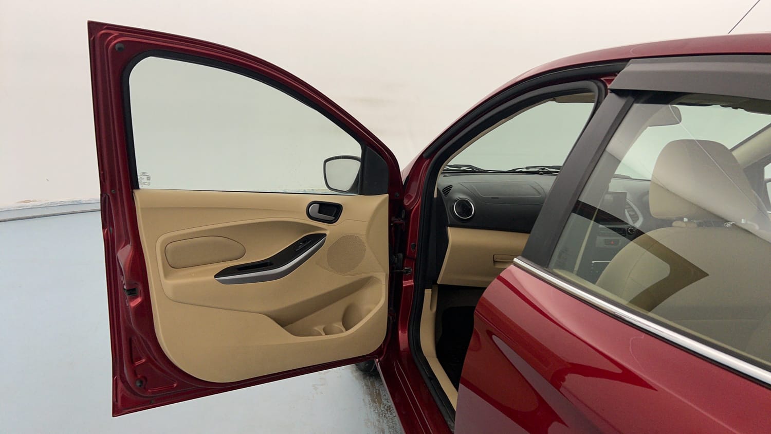 Used 2019 Ford Figo Aspire Trend Plus 1.2 Ti-VCT Petrol Manual interior LEFT FRONT DOOR OPEN VIEW