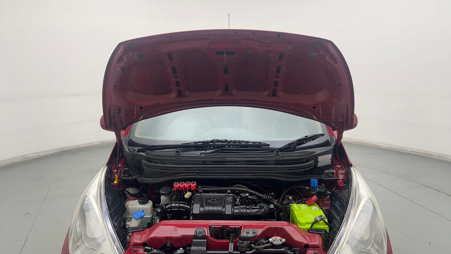 Used 2017 Hyundai Eon Era +  CNG (Outside Fitted) Cng Manual engine ENGINE & BONNET OPEN FRONT VIEW