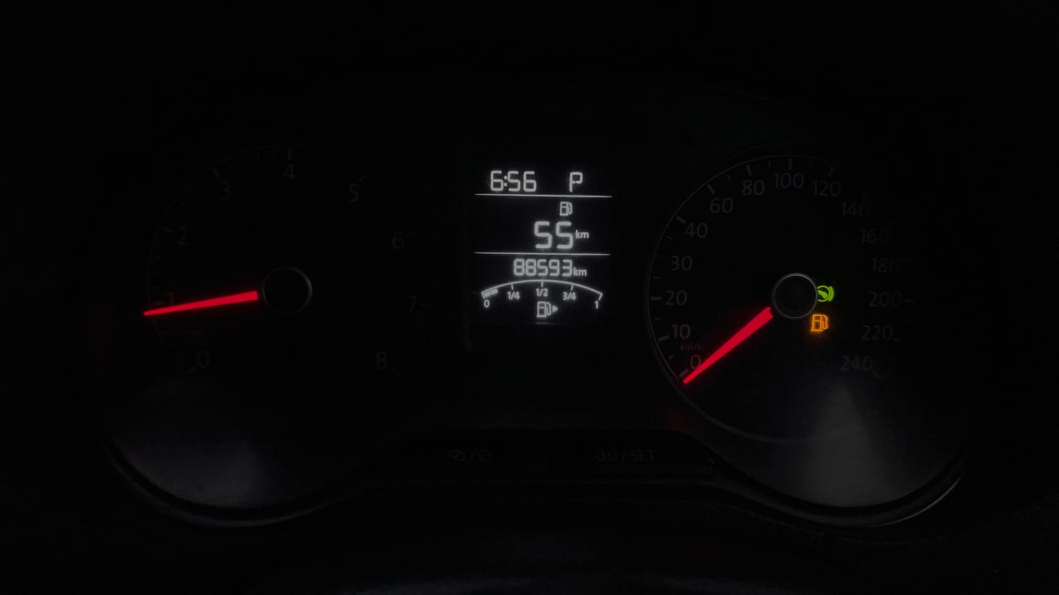 Used 2016 Volkswagen Polo GT TSI Petrol Automatic interior CLUSTERMETER VIEW