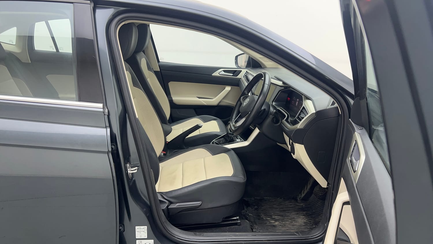 Used 2022 Volkswagen Virtus Topline 1.0 TSI AT Petrol Automatic interior RIGHT SIDE FRONT DOOR CABIN VIEW