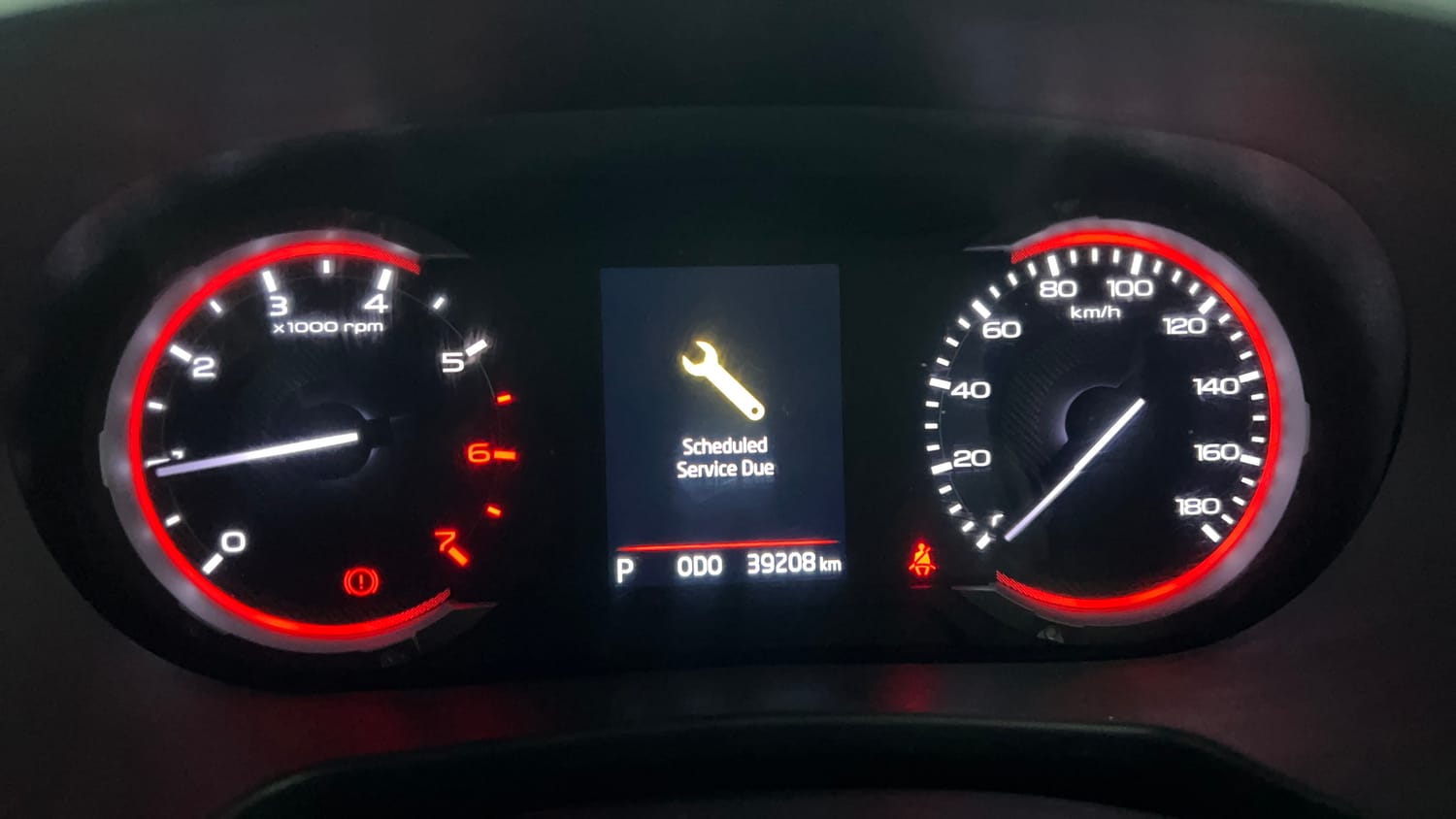 Used 2023 mahindra Thar LX Hard Top Petrol AT 4WD Petrol Automatic interior CLUSTERMETER VIEW
