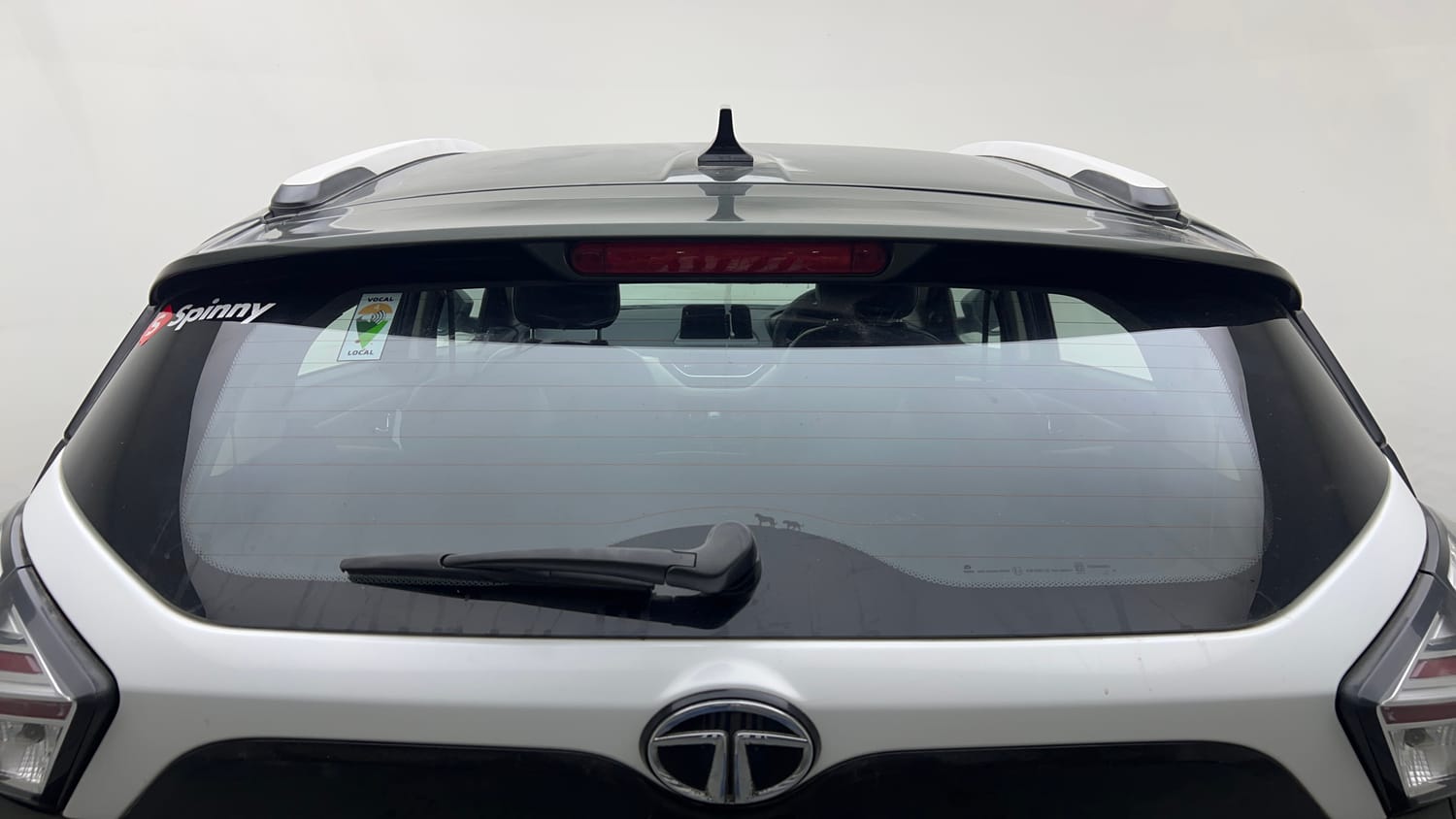 Used 2021 Tata Nexon XZ Plus Petrol Manual exterior BACK WINDSHIELD VIEW