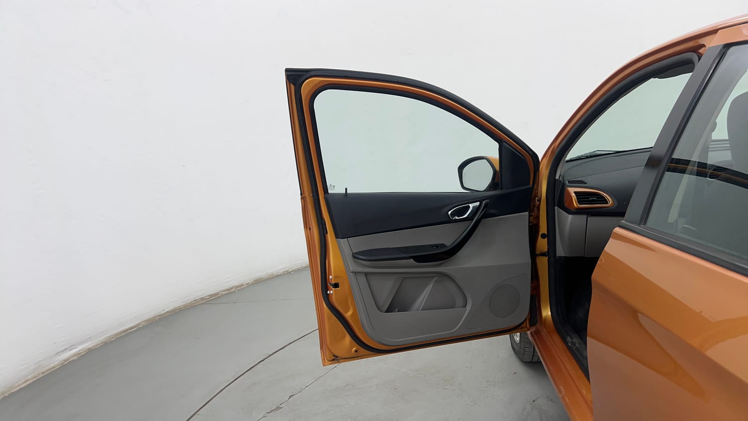 Used 2016 Tata Tiago Revotron XZ Petrol Manual interior LEFT FRONT DOOR OPEN VIEW