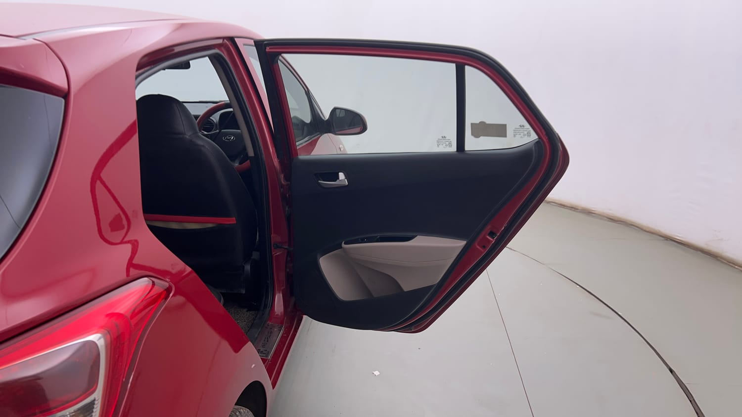 Used 2017 Hyundai Grand i10 Sportz 1.2 Kappa VTVT Petrol Manual interior RIGHT REAR DOOR OPEN VIEW