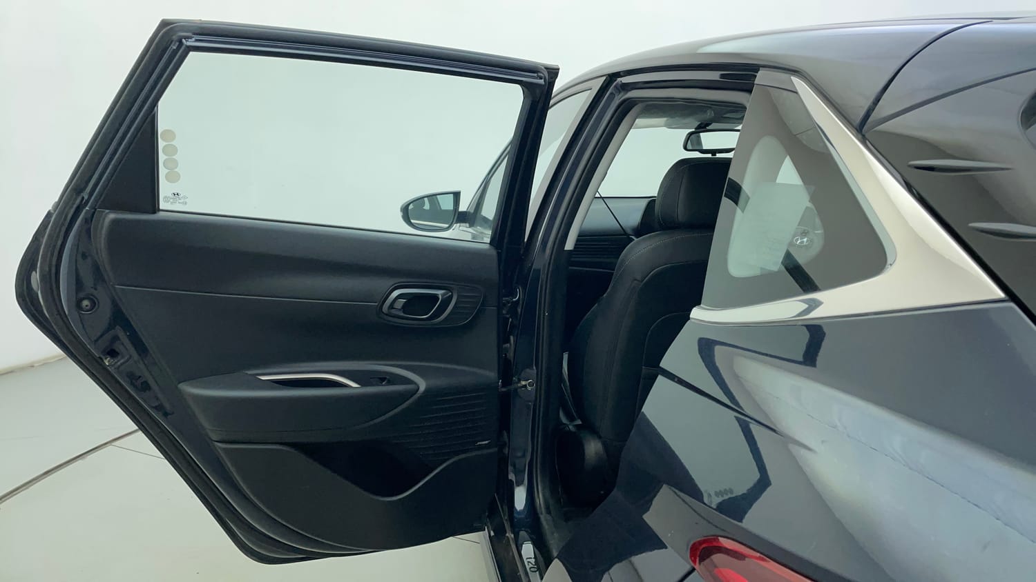 Used 2023 Hyundai i20 Asta (O) 1.0 Turbo DCT Petrol Automatic interior LEFT REAR DOOR OPEN VIEW
