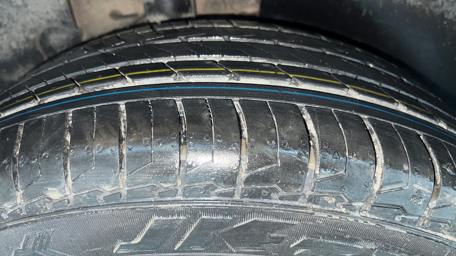 Used 2020 Kia Seltos GTK 1.4 Petrol Manual tyres RIGHT REAR TYRE TREAD VIEW