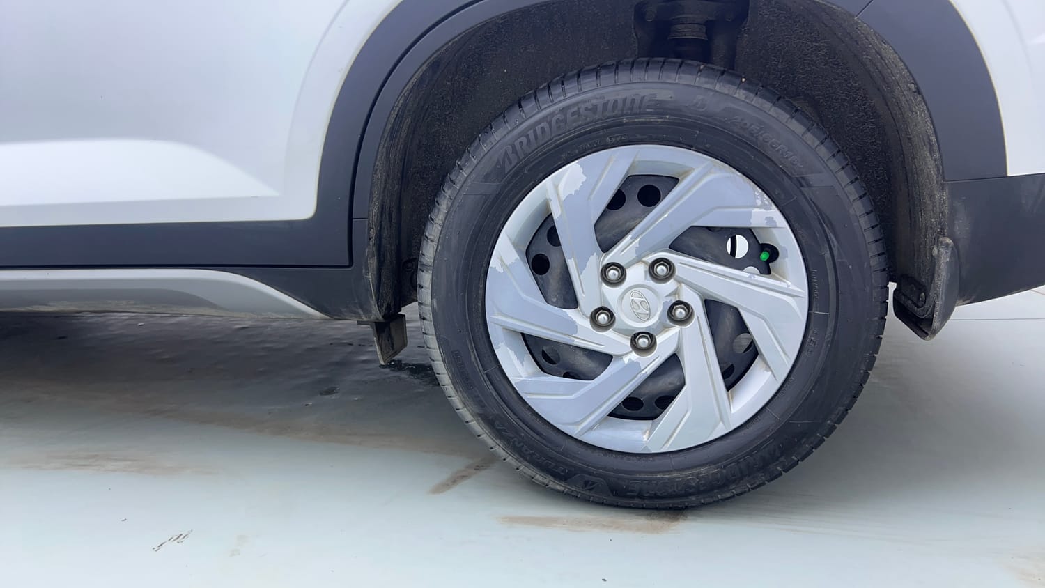 Used 2021 Hyundai Creta EX 1.5 Diesel Diesel Manual tyres LEFT REAR TYRE RIM VIEW