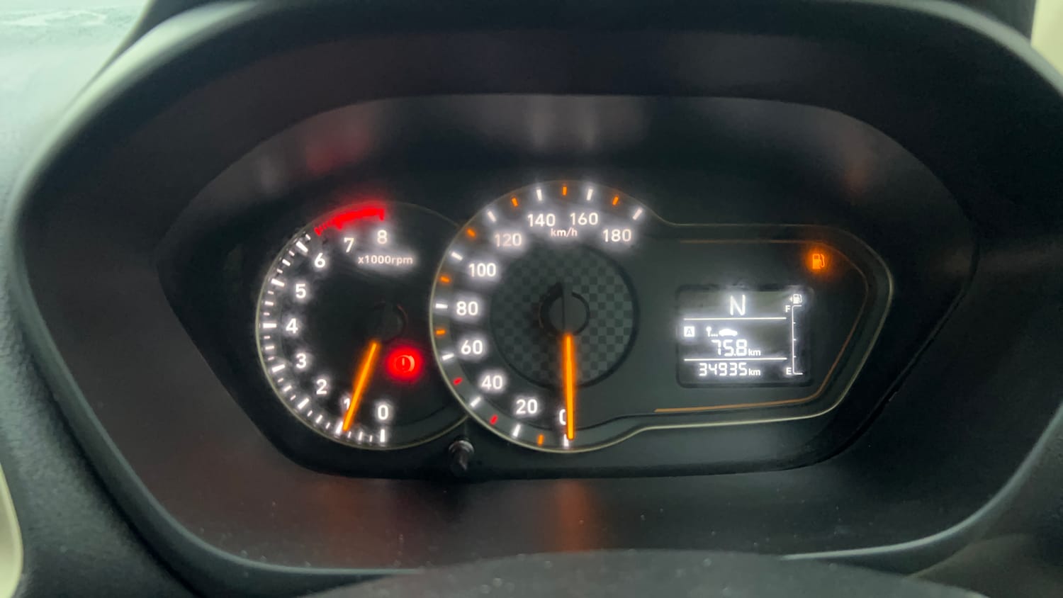 Used 2020 Hyundai Santro Sportz AMT Petrol Automatic interior CLUSTERMETER VIEW