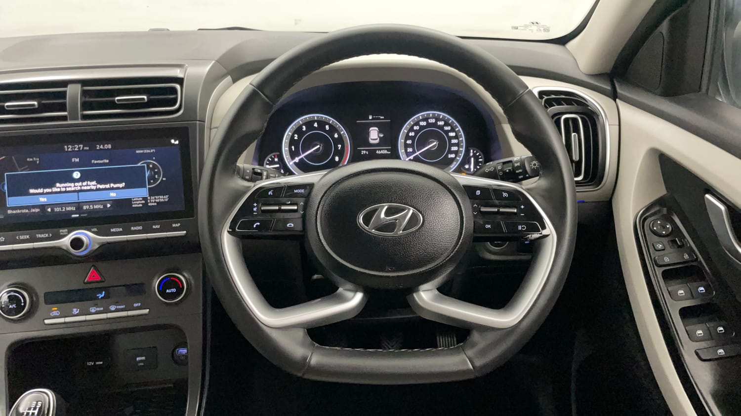 Used 2023 Hyundai Creta SX 1.5 Petrol Petrol Manual interior STEERING VIEW