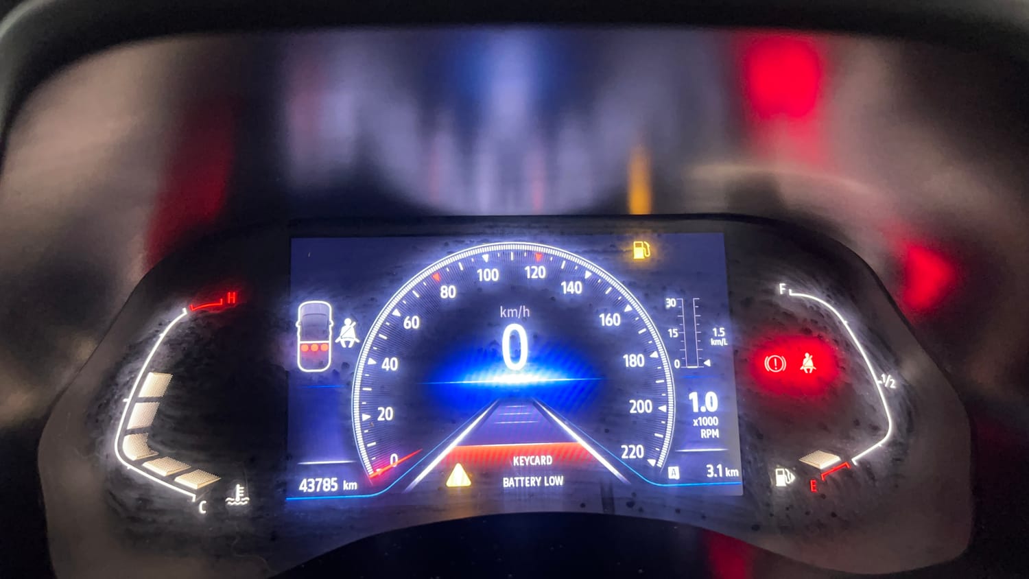 Used 2024 Renault Triber RXZ Petrol Manual interior CLUSTERMETER VIEW