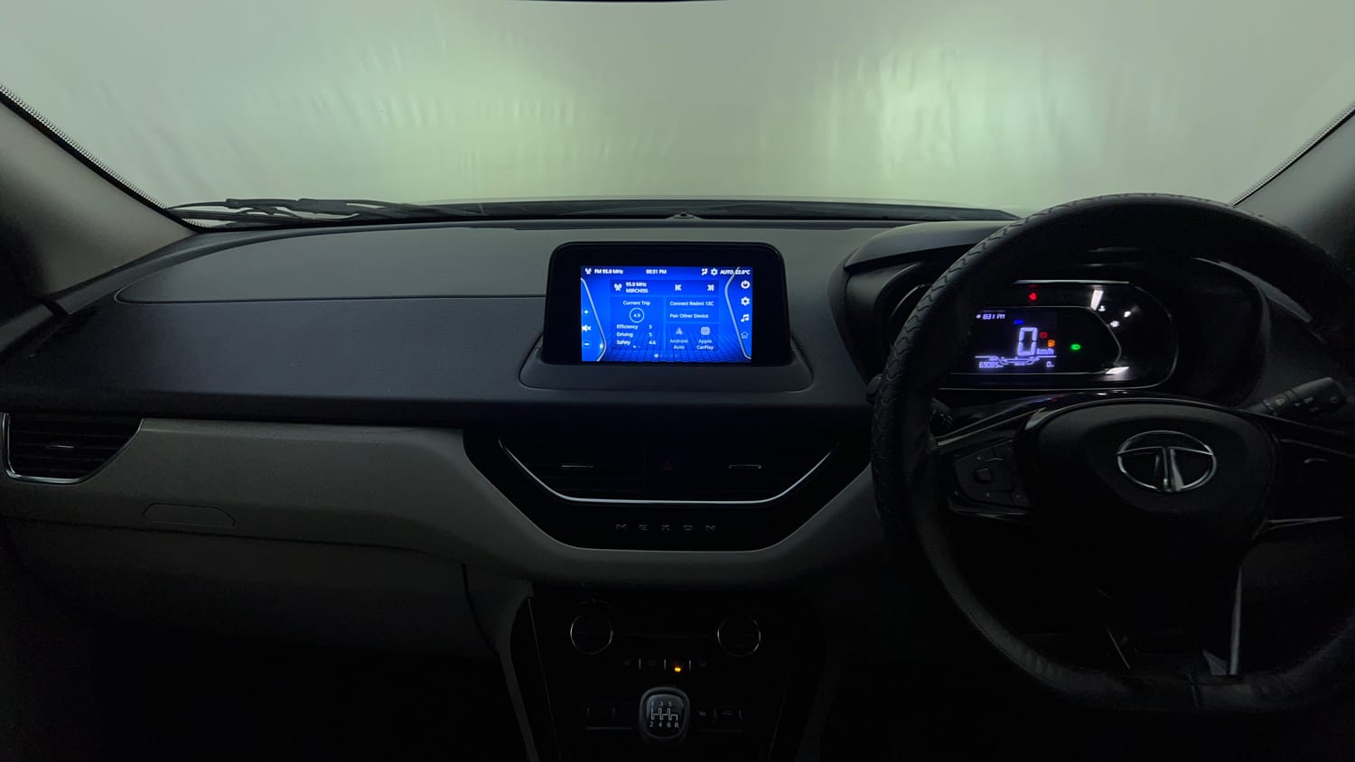 Used 2023 Tata Nexon XZ Plus Petrol Manual interior MUSIC SYSTEM & AC CONTROL VIEW