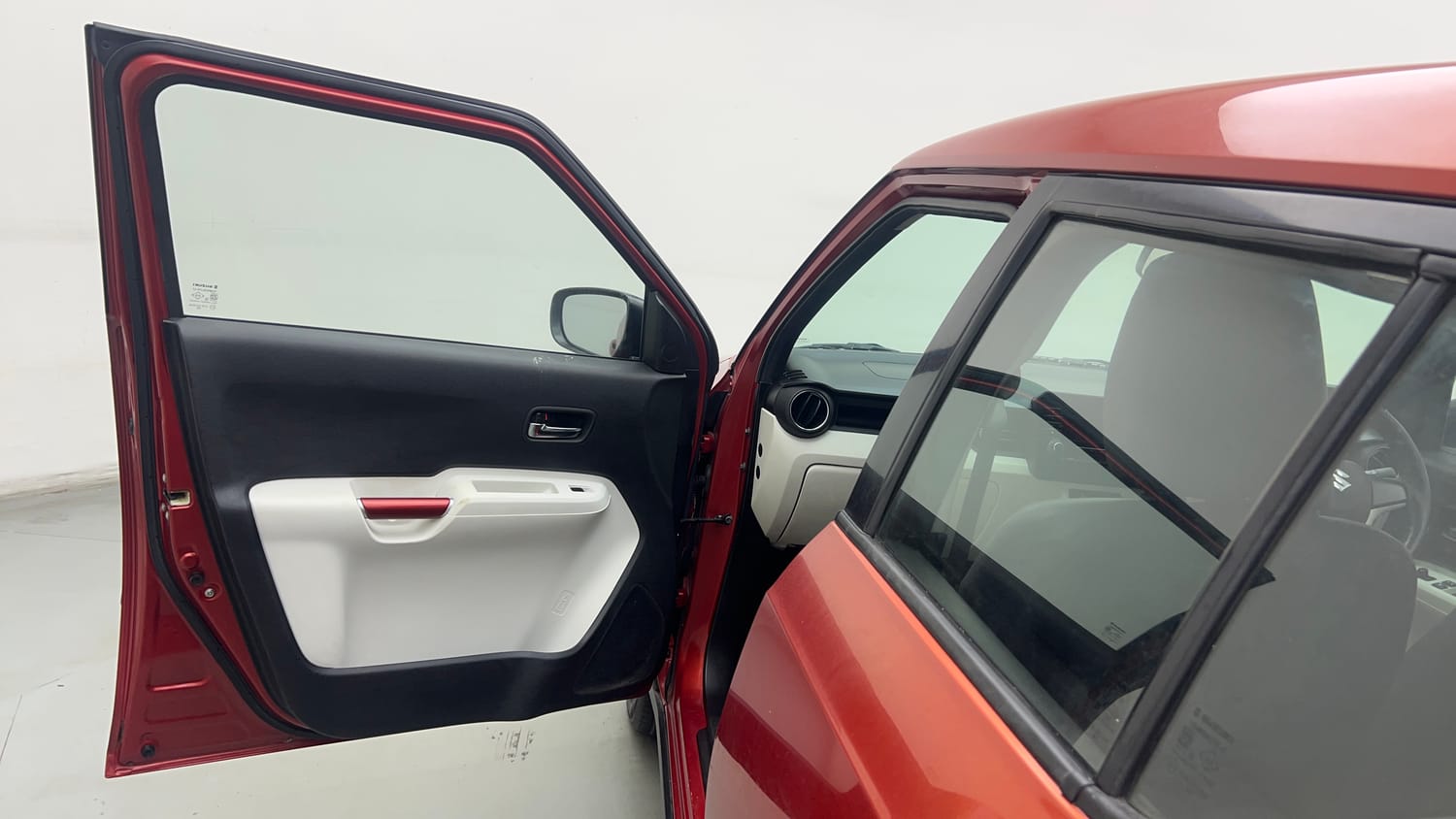 Used 2017 Maruti Suzuki Ignis Zeta 1.2 AMT Petrol Automatic interior LEFT FRONT DOOR OPEN VIEW